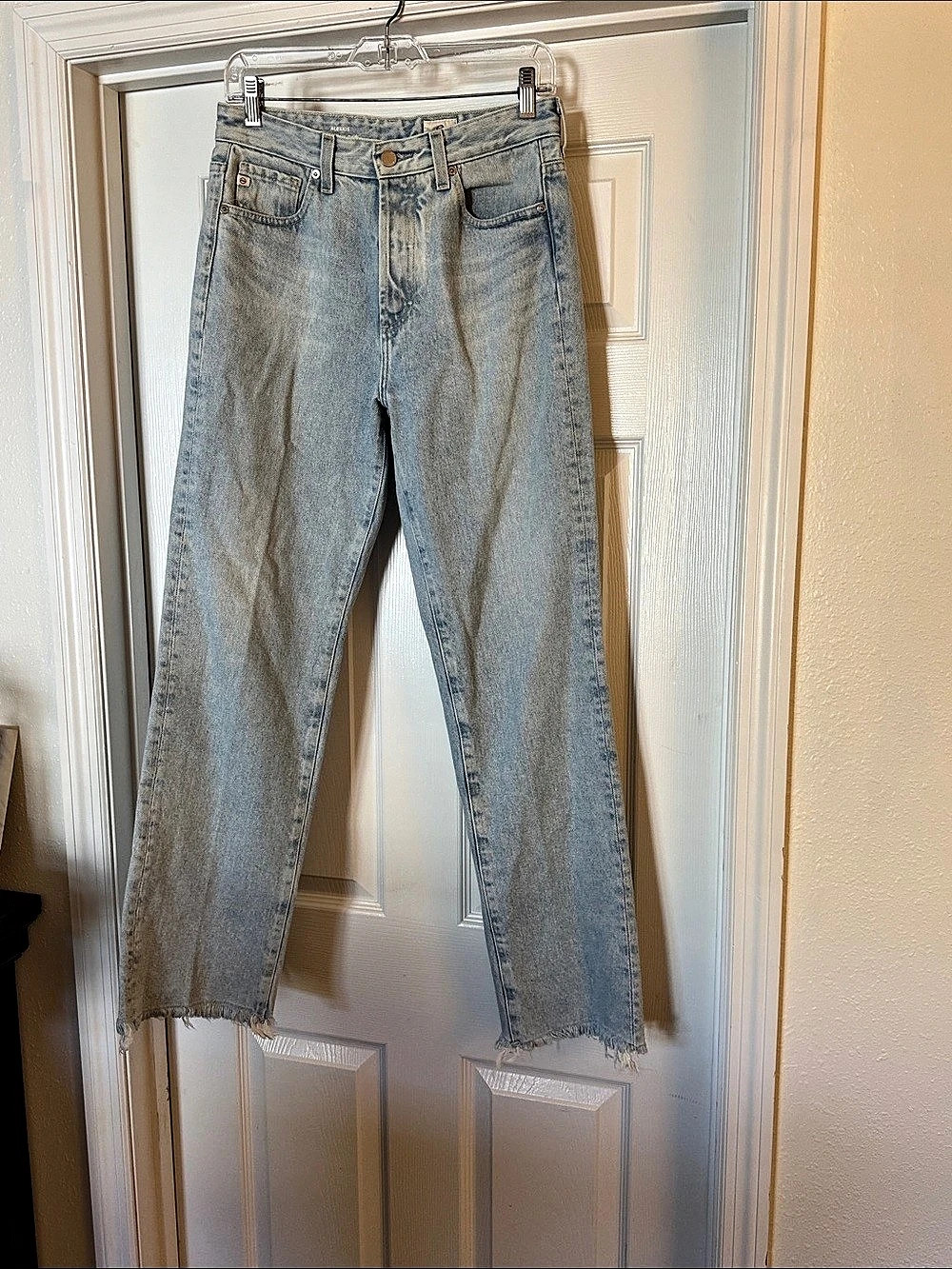 AG Alexxis High-Rise Vintage Straight Light Wash
